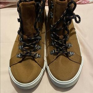 Kids' Brown Lace-Up Boots
